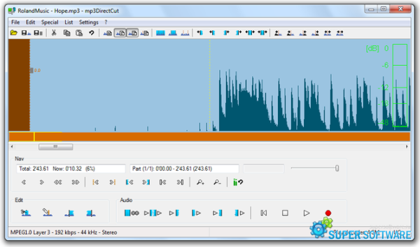 скриншот mp3directcut